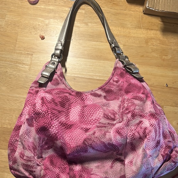 Pink Three Compartment Coach Purse - Picture 7 of 8